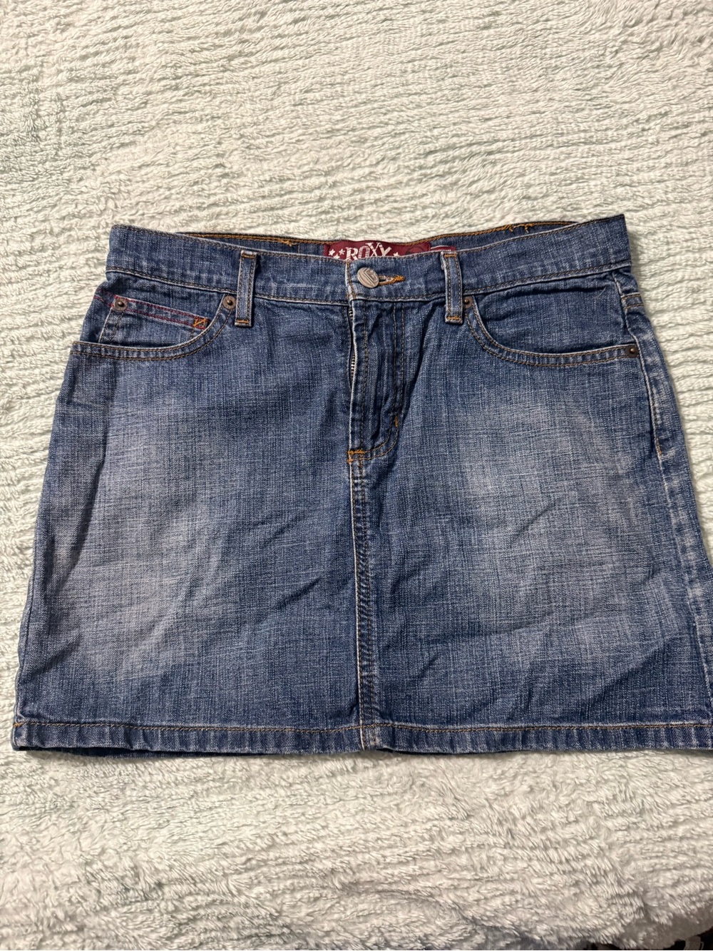 Roxy Blue Denim Mini Skirt
